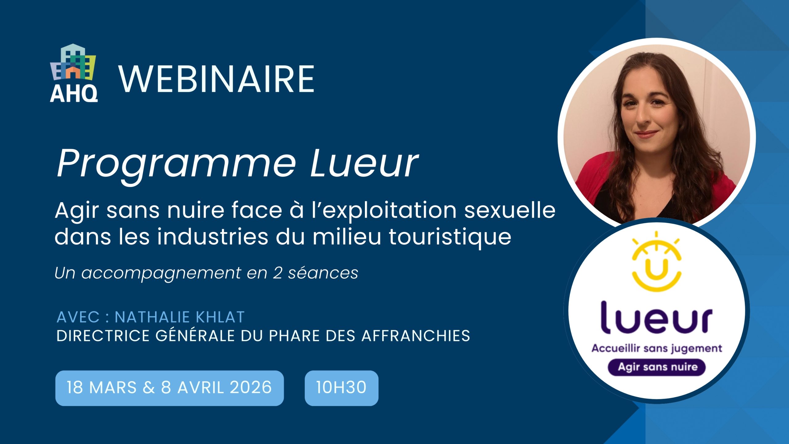 Programme Lueur - séance 1 : Agir sans nuire face à l’exploitation sexuelle dans les industries du milieu touristique