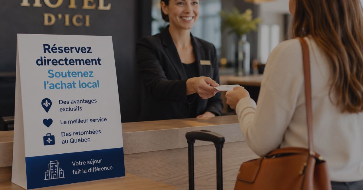 Pour vos séjours au Québec, l&rsquo;achat local passe par la réservation directe